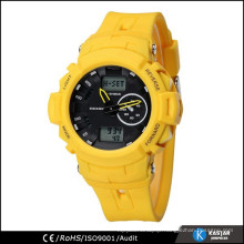 multifunctional digital analog dual time watch fashion